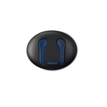 Hama Spirit Unchained belaidės ausinės True Wireless Stereo (TWS) į ausį muzika Bluetooth juoda, mėlyna
