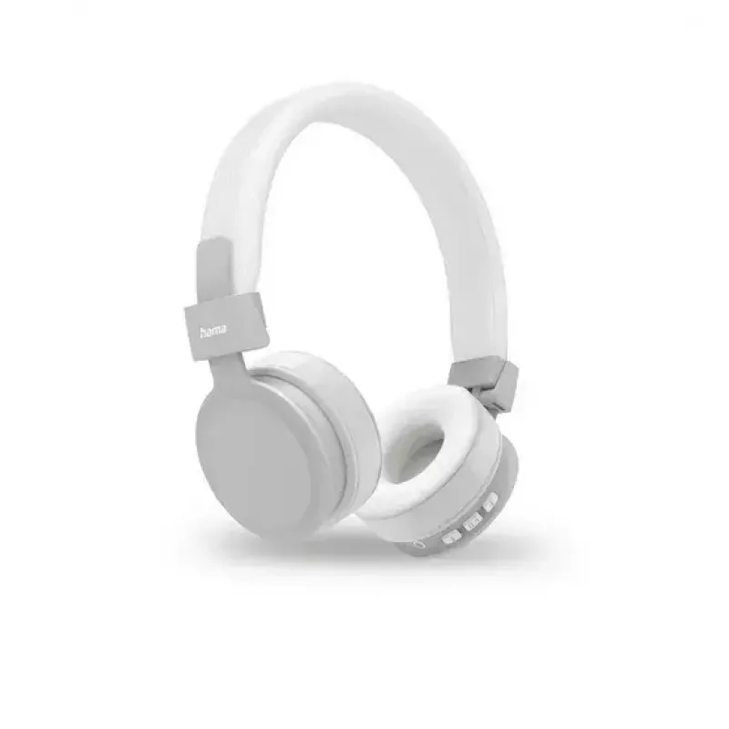 Hama Freedom Lit II belaidės ausinės ant ausų, Bluetooth, balta