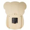 Hama Koala mechaninis švytuoklinis laikrodis, mėlynas, rudas, medinis