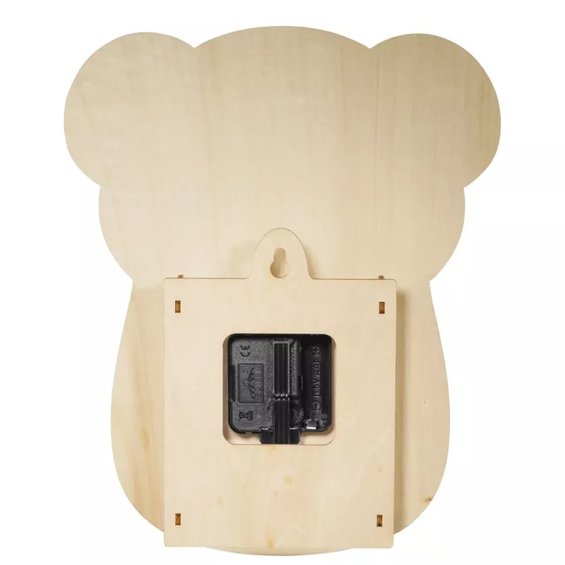 Hama Koala mechaninis švytuoklinis laikrodis, mėlynas, rudas, medinis