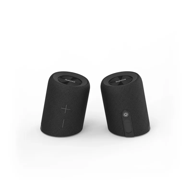 Nešiojamas Bluetooth garsiakalbis Hama Twin 3.0 stereo juodas 30 W