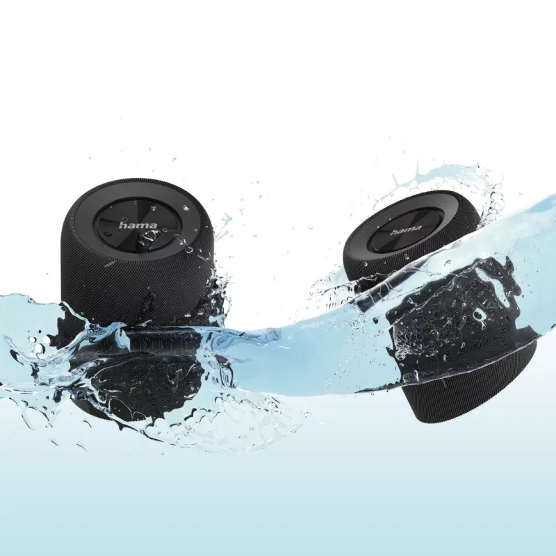 Nešiojamas Bluetooth garsiakalbis Hama Twin 3.0 stereo juodas 30 W