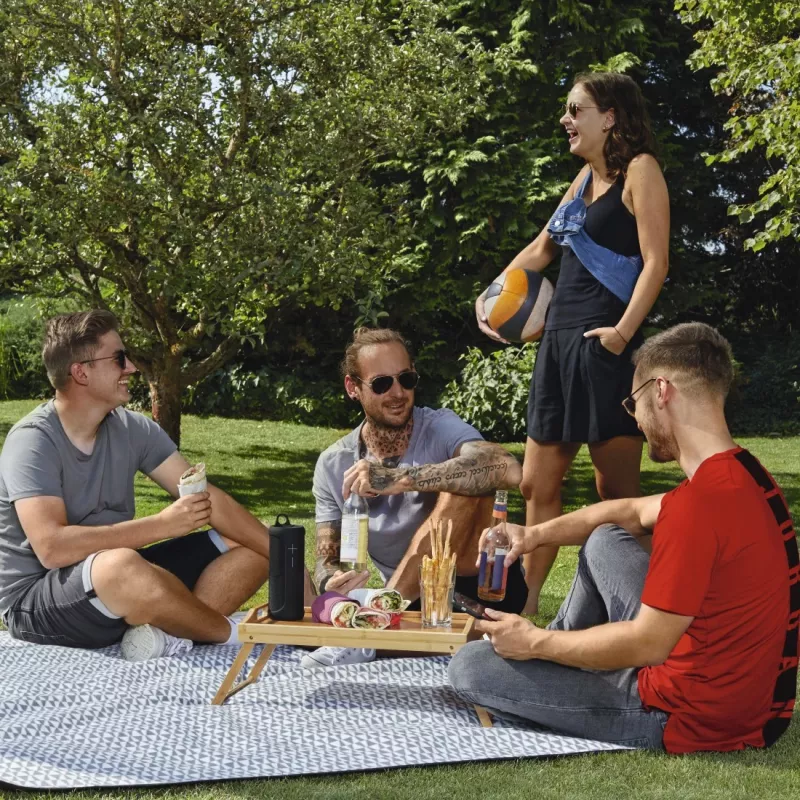 Nešiojamas Bluetooth garsiakalbis Hama Twin 3.0 stereo juodas 30 W