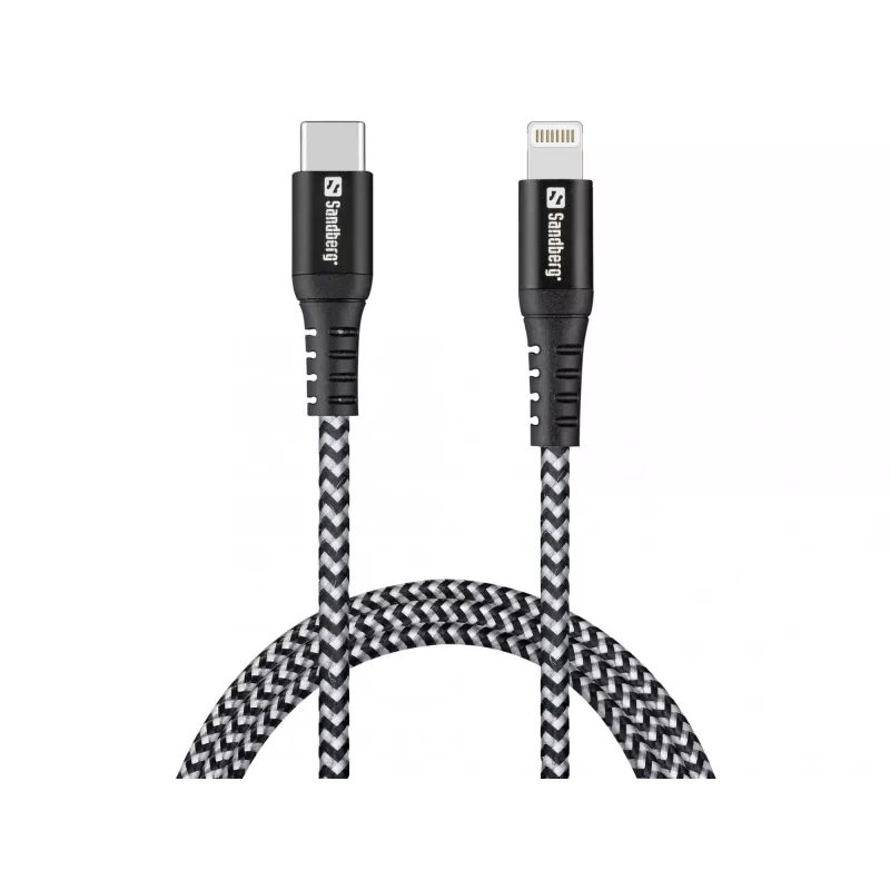 Sandberg Survivor USB-C PD>Lightning 1 m laidas 1 m 28 g
