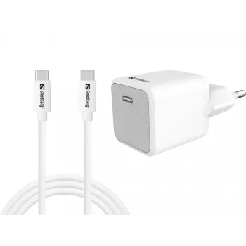 Sandberg USB-C 20W sieninis įkroviklis su 1 m laidu