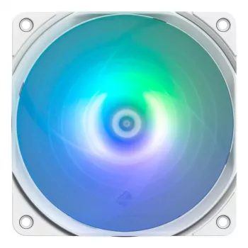 120 mm korpuso ventiliatorius ZALMAN ZM-AF120R ARGB White – 120 mm, ARGB apšvietimas, baltas rėmas