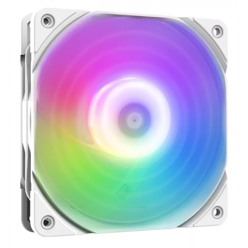 120 mm korpuso ventiliatorius ZALMAN ZM-AF120R ARGB White – 120 mm, ARGB apšvietimas, baltas rėmas