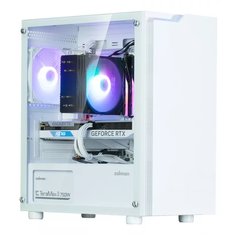 Kompiuterio korpusas Zalman T4 Plus Mini Tower Baltas