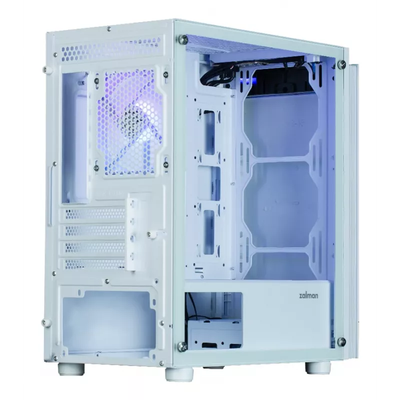 Kompiuterio korpusas Zalman T4 Plus Mini Tower Baltas