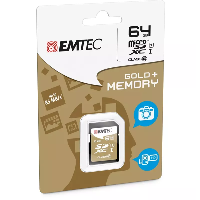 Atminties kortelė Emtec 64GB SDXC Class 10 ECMSD64GXC10GP