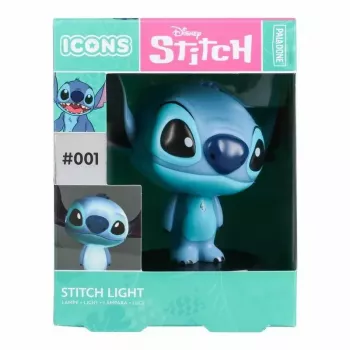 Dekoracinė šviesos figūrėlė Paladone PP11360LS Stitch, įvairiaspalvė, baterijomis maitinama, 110 mm