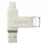 Hama C-Rotate Pro USB atmintukas 128 GB USB Type-A / USB Type-C 3.2 Gen 1 sidabrinis