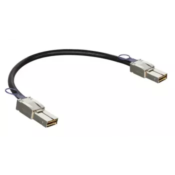 Tinklo kabelis D-Link CXP 120G, 0,5 m, CXP kištukas–CXP kištukas, juodas