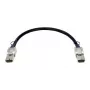 Tinklo kabelis D-Link CXP 120G, 0,5 m, CXP kištukas–CXP kištukas, juodas