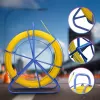 Kabelių traukimo strypas Extralink Pilot 3,8 mm 25 m stiklo pluošto FRP geltonas