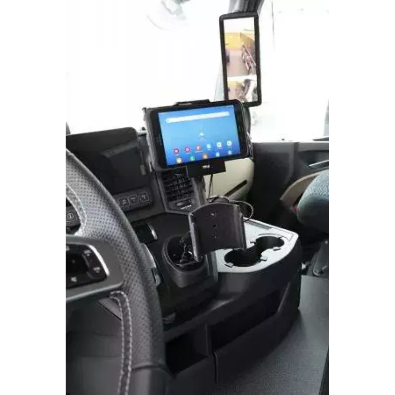 Pasyvus laikiklis Brodit 213558 mobiliesiems kompiuteriams, išmaniesiems telefonams, navigatoriams, juodas