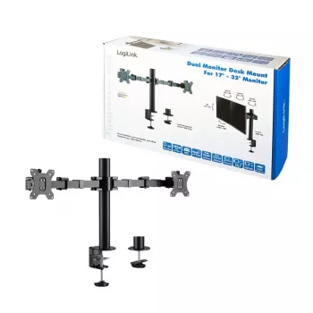 Monitor Laikiklis LogiLink BP0106 32 colių Stalas Juodas