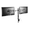 Dvigubas monitoriaus laikiklis Deltaco GAM-040 81,3 cm (32 col.) stalas Juodas