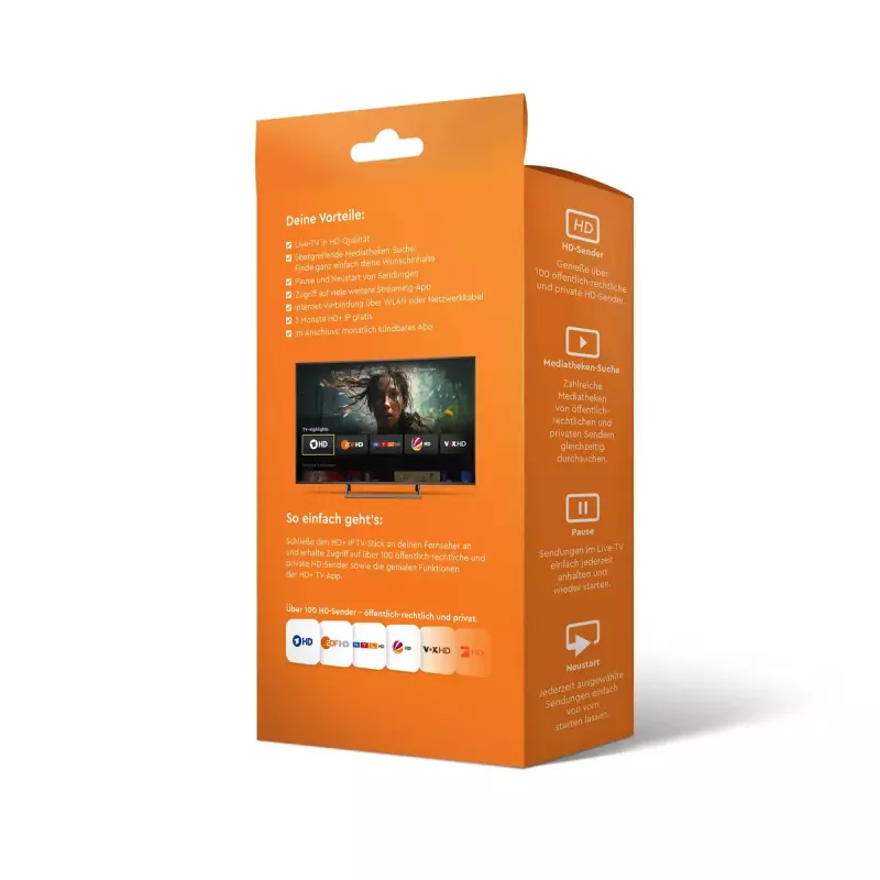HD+ Smart TV HDMI raktas 4K Ultra HD Android juodas 32GB