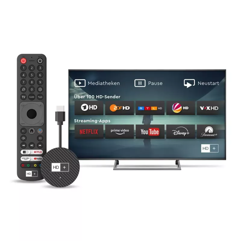 HD+ Smart TV HDMI raktas 4K Ultra HD Android juodas 32GB
