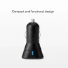 Automobilinis USB įkroviklis SBS Mobile TECR2USB24AFAST – 2×USB, 2,4 A, juodas
