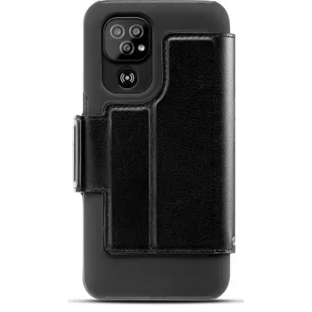 Mobiliojo telefono dėklas Bigben Connected DOROFOLIO8100N juodas, skirtas Doro 8100/8110