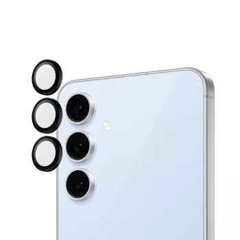 PanzerGlass® Hoops® kameros lęšių apsauga juoda Samsung Galaxy S24 FE