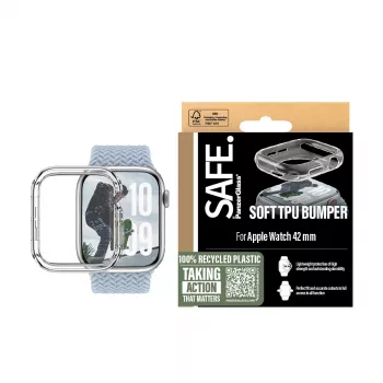 PanzerGlass SAFE. by ® TPU Bumper Skaidrus Apple Watch Series 11 | 10 | 42mm