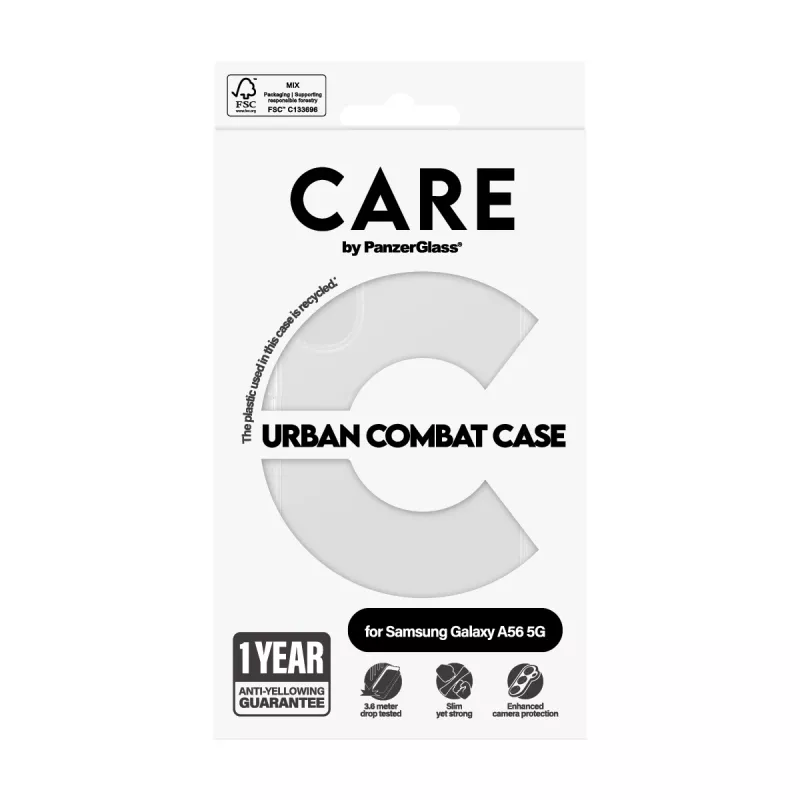 PanzerGlass CARE™ by ® Urban Combat Case Skaidrus Samsung Galaxy A56 5G