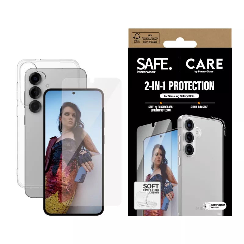 PanzerGlass CARE by Fashion 2-in-1 rinkinys Samsung Galaxy S25+