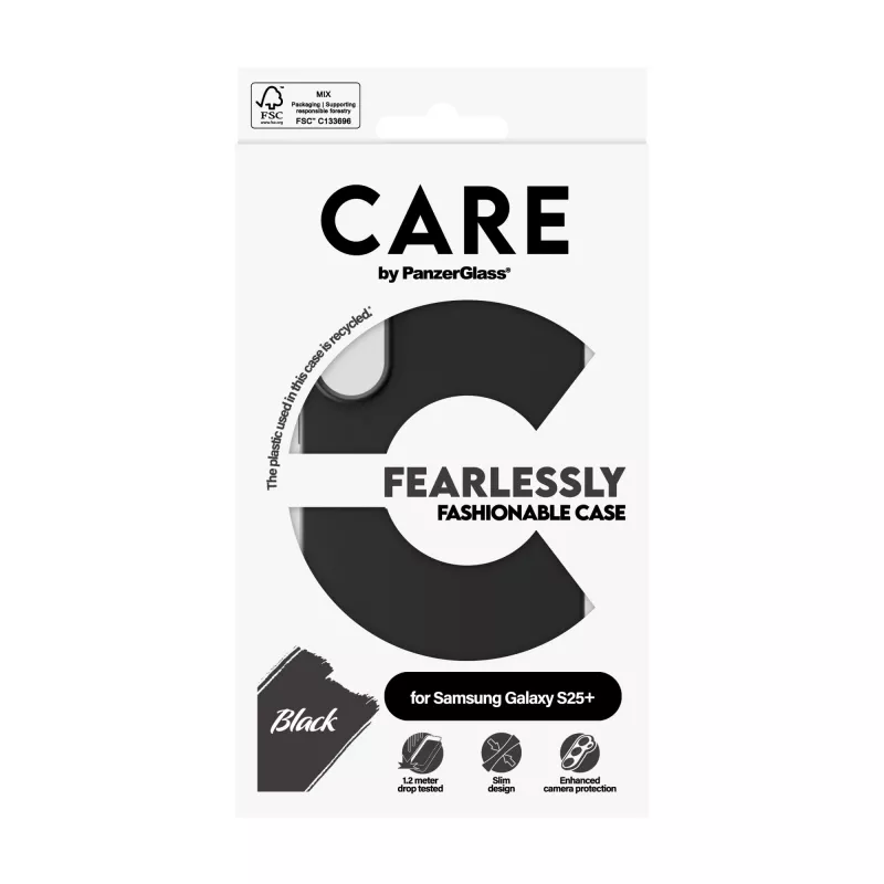 PanzerGlass CARE™ by ® Case Black Samsung Galaxy S25+