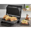 Kontaktinė grilio keptuvė Tefal Optigrill+ XL GC727810 2000 W, stačiakampė, reguliuojamas termostatas, juoda, 445×365×175 mm