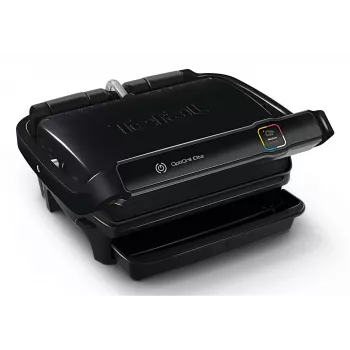 Kontaktinis grilis Tefal OptiGrill Elite GC7508 juodas termoplastinis stačiakampis