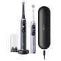 Rotacinė-osciliacinė dantų šepetėlis Oral-B iO 80363731 Juodas Sidabrinis Suaugusiems Dantenų priežiūra Jautrūs dantys Balinimas