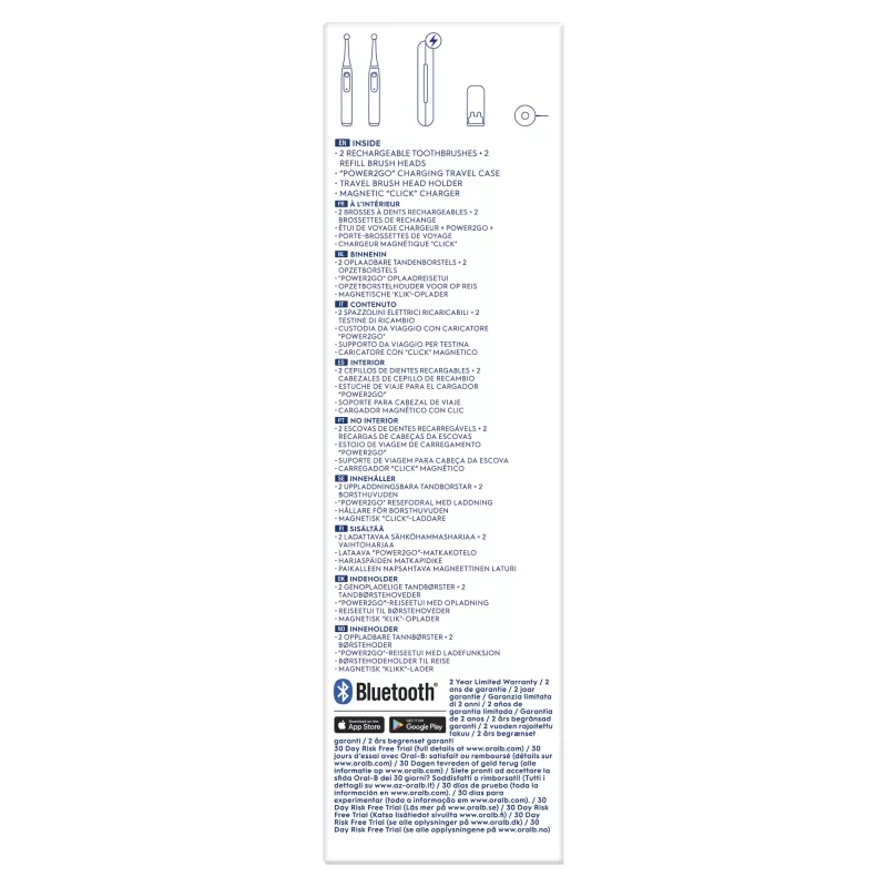 Rotacinė-osciliacinė dantų šepetėlis Oral-B iO 80363731 Juodas Sidabrinis Suaugusiems Dantenų priežiūra Jautrūs dantys Balinimas