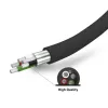 Automobilinis įkroviklio rinkinys SBS Mobile USB-Type-C, 2× USB 2.0 prievadai, 1 m laidas, 12 W, 12/24 V įėjimas, juodas