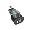 Automobilinis įkroviklio rinkinys SBS Mobile USB-Type-C, 2× USB 2.0 prievadai, 1 m laidas, 12 W, 12/24 V įėjimas, juodas