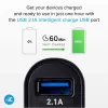 Automobilinis įkroviklio rinkinys SBS Mobile USB-Type-C, 2× USB 2.0 prievadai, 1 m laidas, 12 W, 12/24 V įėjimas, juodas