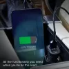 Automobilinis įkroviklio rinkinys SBS Mobile USB-Type-C, 2× USB 2.0 prievadai, 1 m laidas, 12 W, 12/24 V įėjimas, juodas