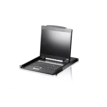 ATEN CL1000N konsolė stelažui 48,3 cm (19 colių) juoda 1U