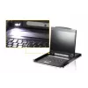 ATEN CL1000N konsolė stelažui 48,3 cm (19 colių) juoda 1U