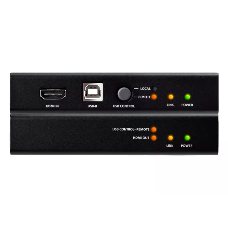 AV KVM prailgintuvas ATEN CE801 — USB True 4K HDMI per Cat6 (4K @ 70 m / FHD @ 100 m), HDMI ir USB Type-A, juodas