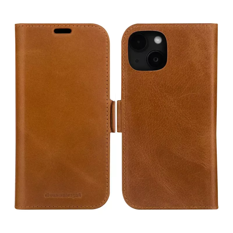 Dėklas-folio dbramante1928 Lynge iPhone 15 Tan Monochromatic Brown
