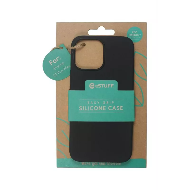 eSTUFF ES67120004 dėklas iPhone 13 Pro Max 6,7 inch juodas