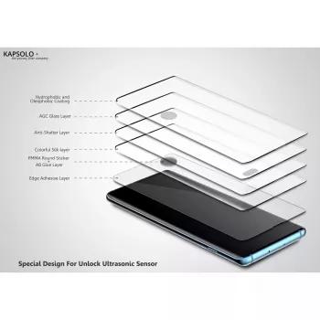 Grūdintas stiklas KAPSOLO Samsung Galaxy Note20 Ultra 5G