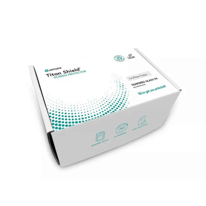 eSTUFF ES501411-50BULK apsauginis stiklas Apple iPhone 15 Plus skaidrus
