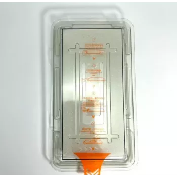 Grūdinto stiklo apsauginis stikliukas eSTUFF, skirtas iPhone 16 Pro — atsparus įbrėžimams, ES560302-50BULK
