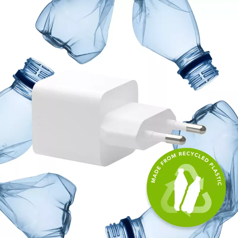 Sieninis įkroviklis dbramante1928 re-charge EU 18W USB-A Baltas
