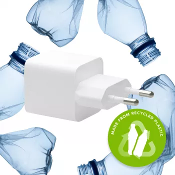 dbramante1928 re-charge Pro - Sieninis EU įkroviklis USB-C 30W + USB-A 18W