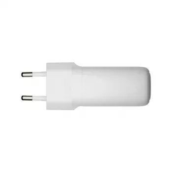 Įkroviklis d bramante re-charge Pro EU – Vidinis AC 110–240V, USB‑C 65W + USB‑A 18W, Baltas